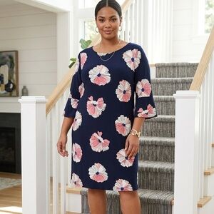 Floral Navy Dress